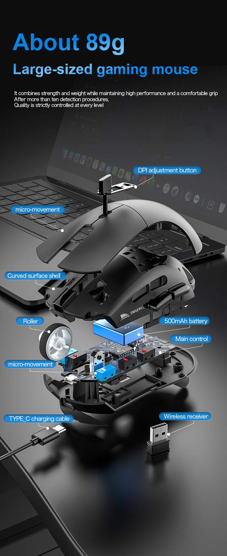 Smailwolf RS7 Wireless Mouse