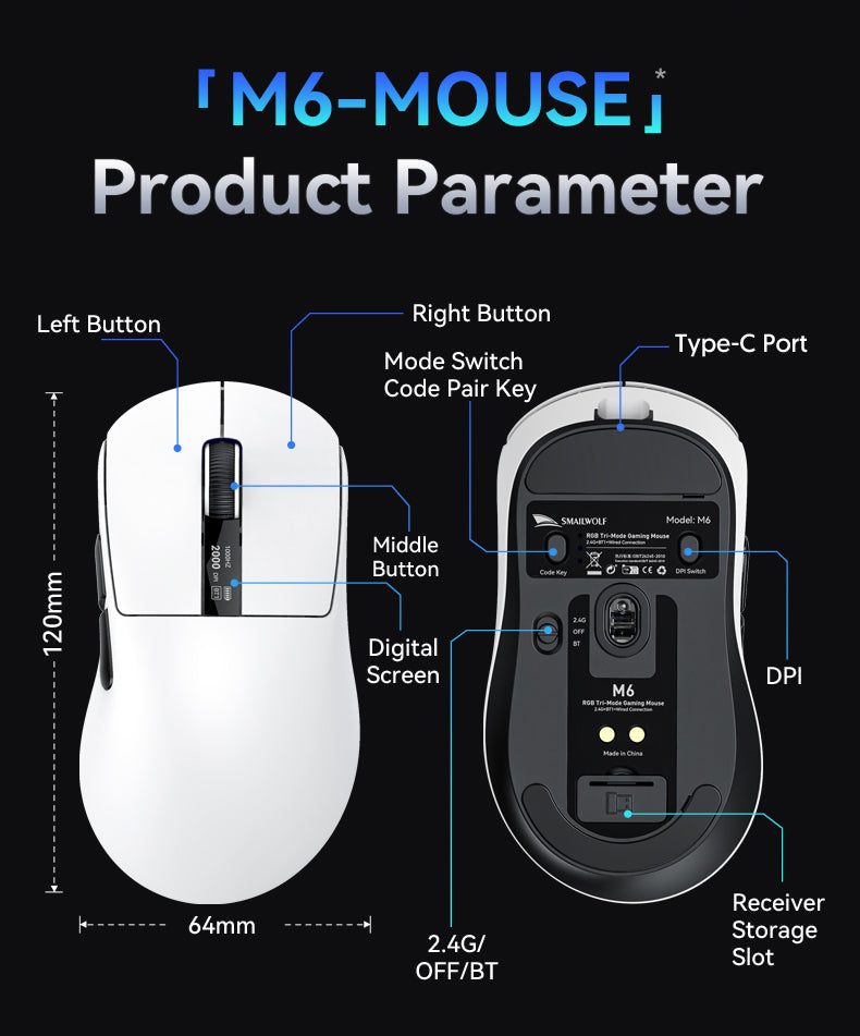 Smailwolf M6 Wireless Mouse