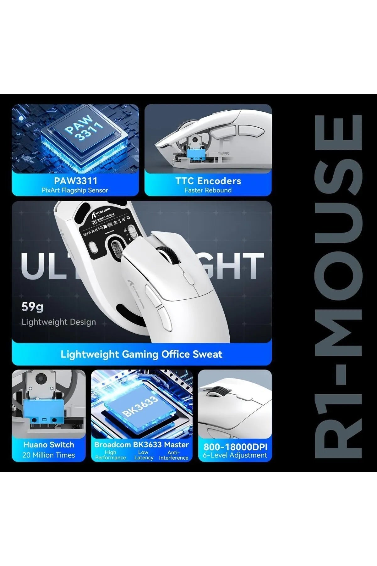 Attack Shark R1 Superlight