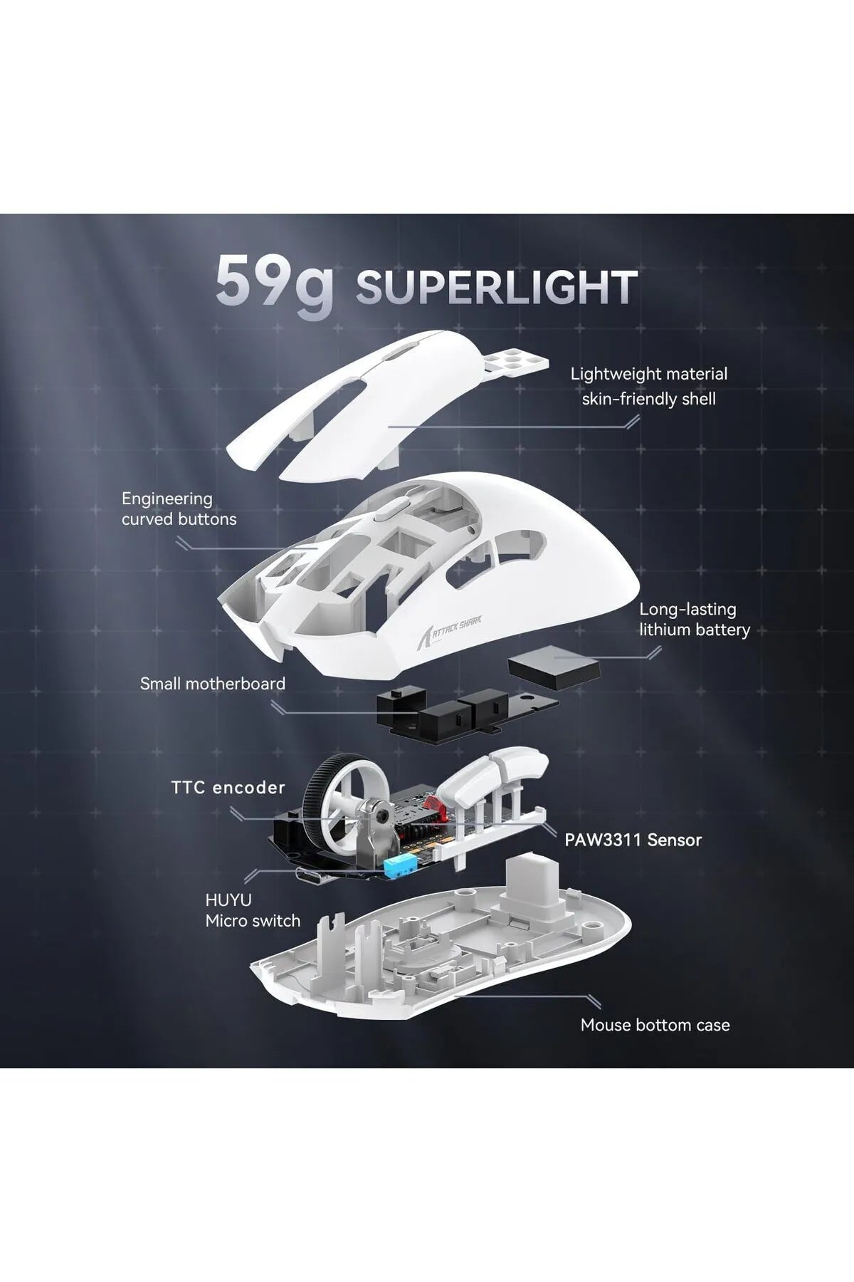 Attack Shark R1 Superlight