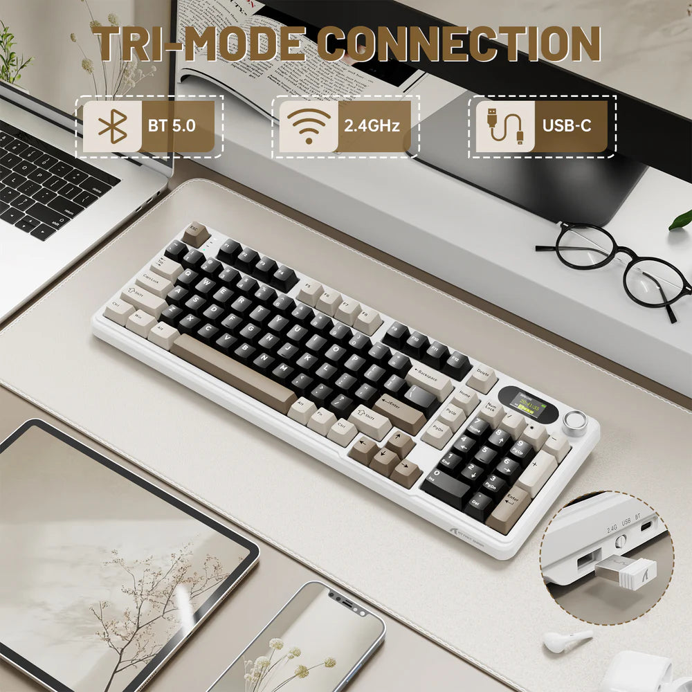 Attack Shark X98 Pro Ekranlı Mekanik Klavye
