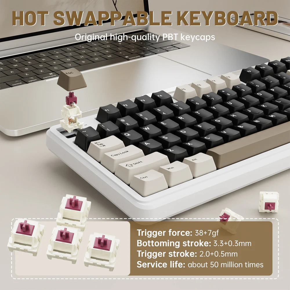 Attack Shark X98 Pro Ekranlı Mekanik Klavye
