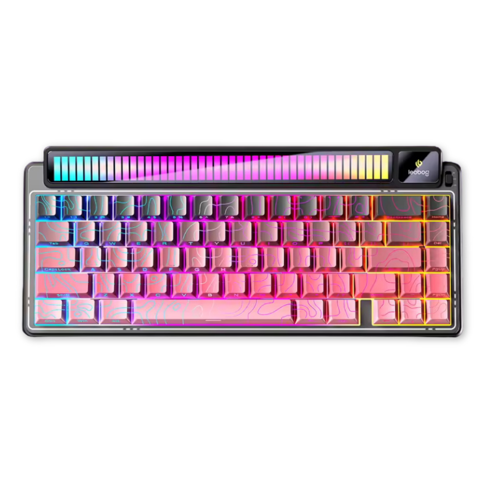 Leobog AMG65 Led Matrix Ekranlı Wireless Mekanik Klavye