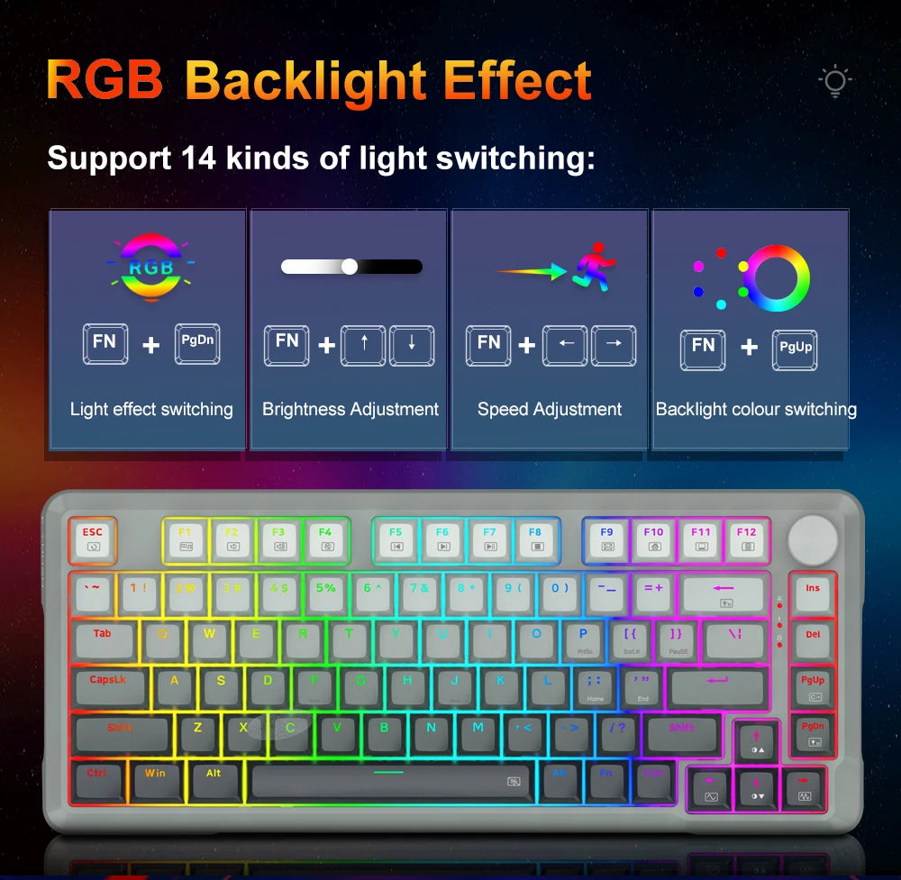 E-Yooso Hz-82 Manyetik Switch Mekanik klavye