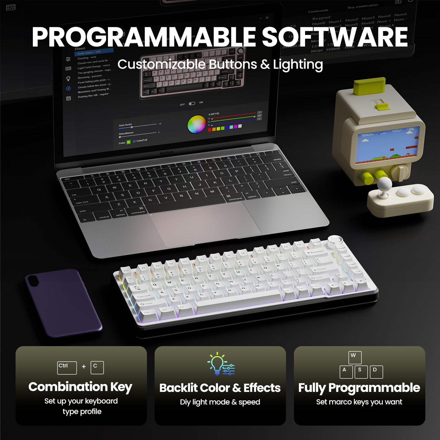 Eweadn GS75 Kablosuz Mekanik Klavye