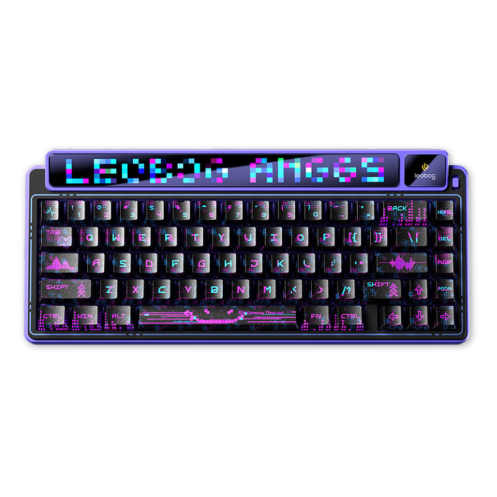 Leobog AMG65 Led Matrix Ekranlı Wireless Mekanik Klavye