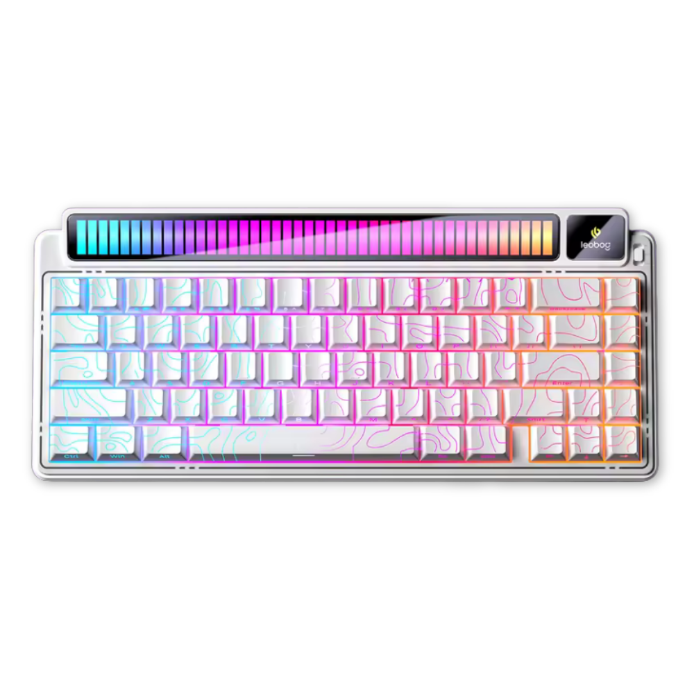 Leobog AMG65 Led Matrix Ekranlı Wireless Mekanik Klavye