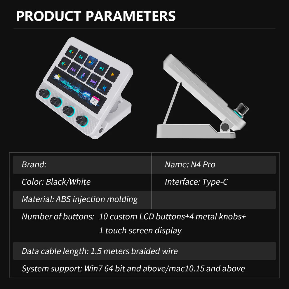 MiraBox N4 Pro Stream Deck