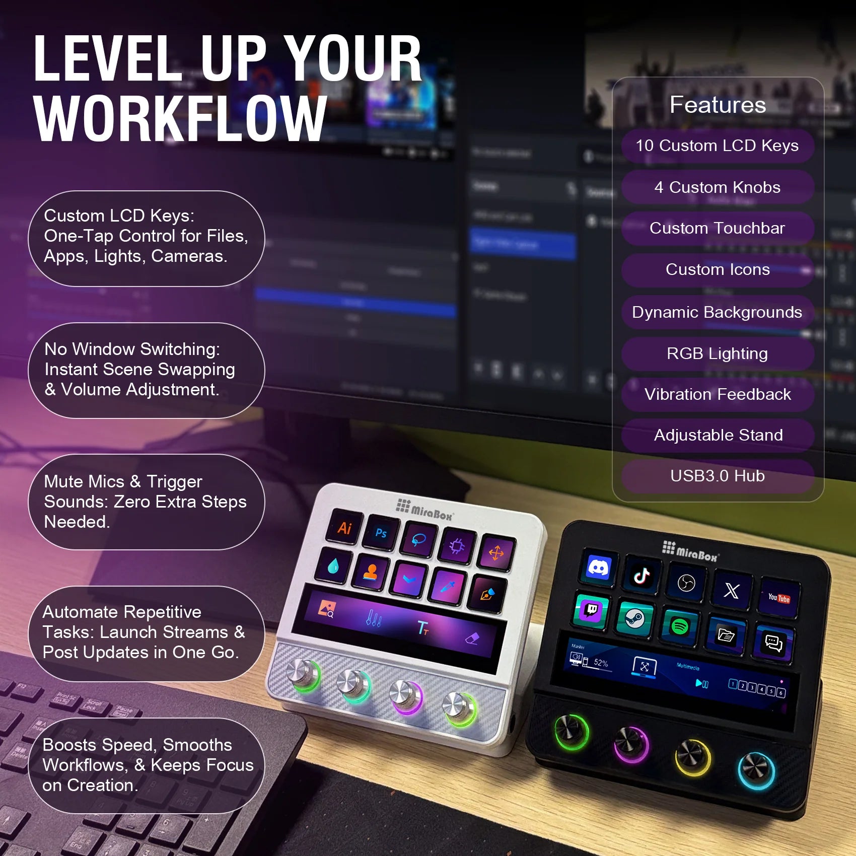 MiraBox N4 Pro Stream Deck