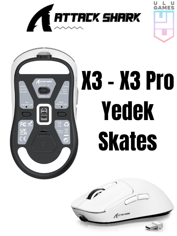 Attack Shark X3 ve X3 Pro Yedek Skates