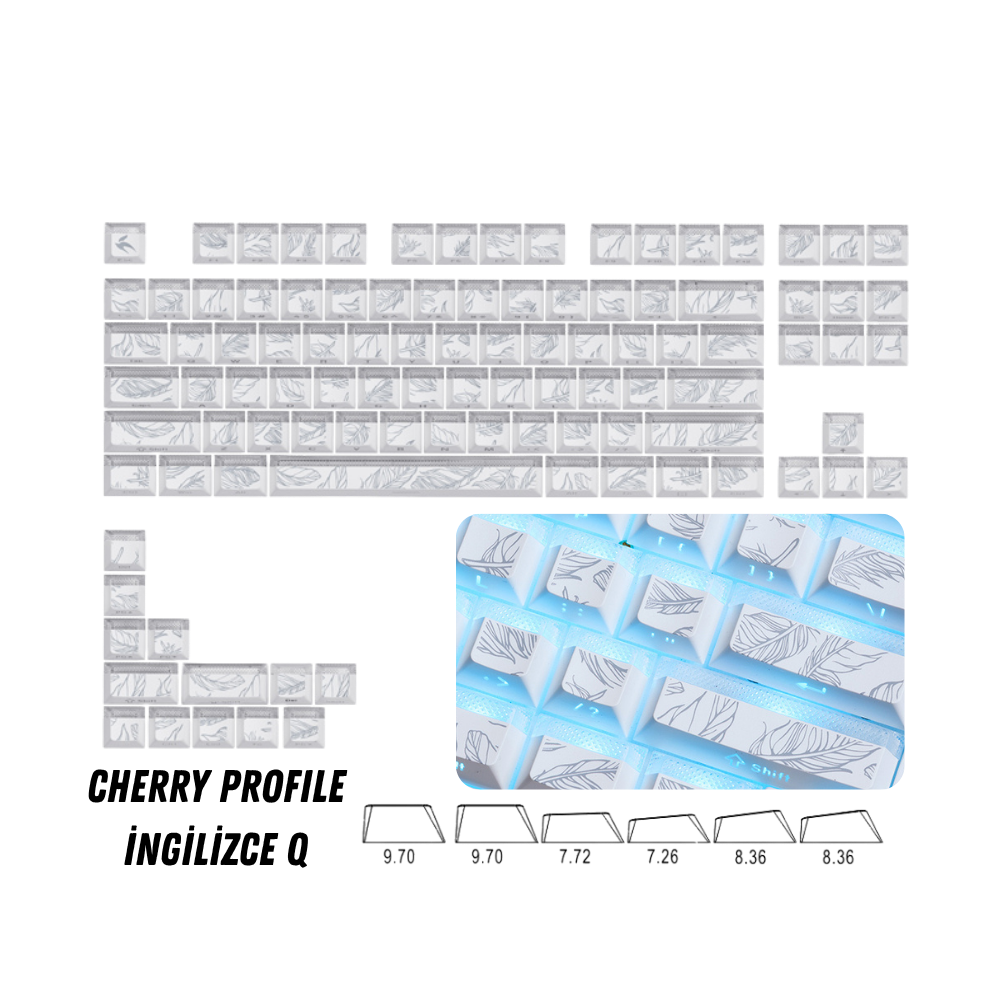 Ulugames Crystal Feather Era Keycap
