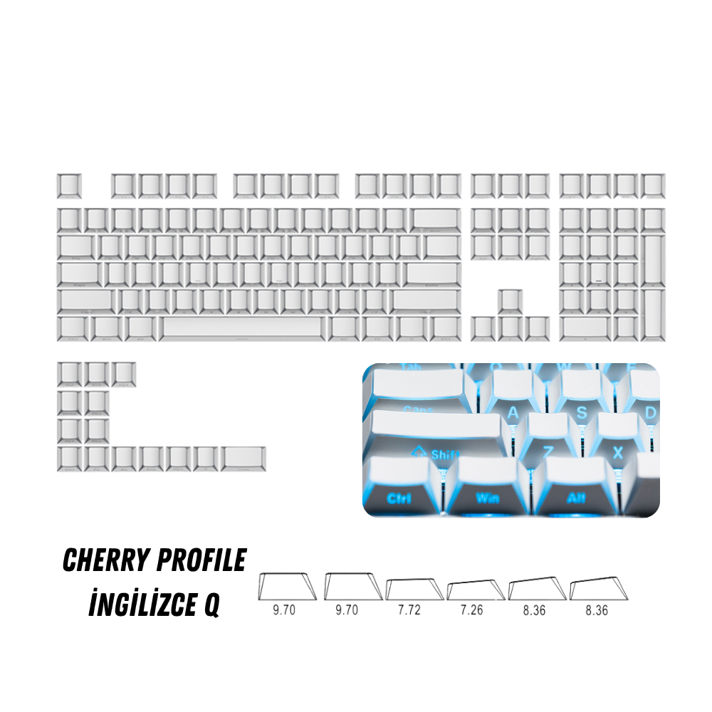 Ulugames Folded Shadow Keycap