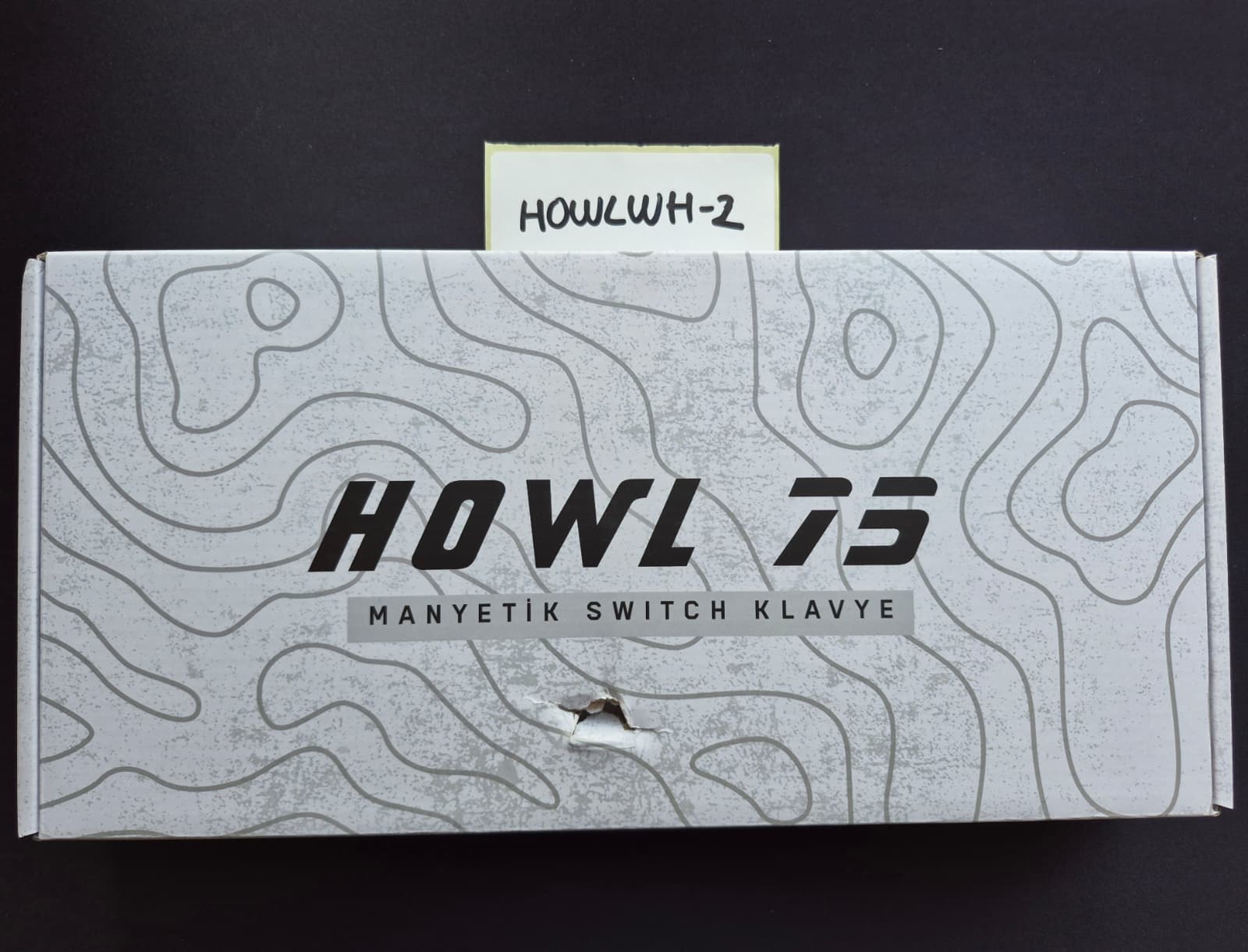 Ulugames Howl 75 [Outlet] Manyetik Switch Klavye Beyaz (howlwh-2)