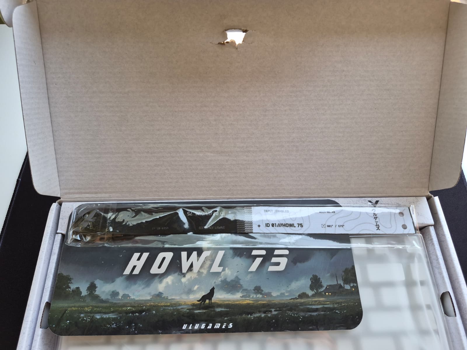 Ulugames Howl 75 [Outlet] Manyetik Switch Klavye Beyaz (howlwh-2)
