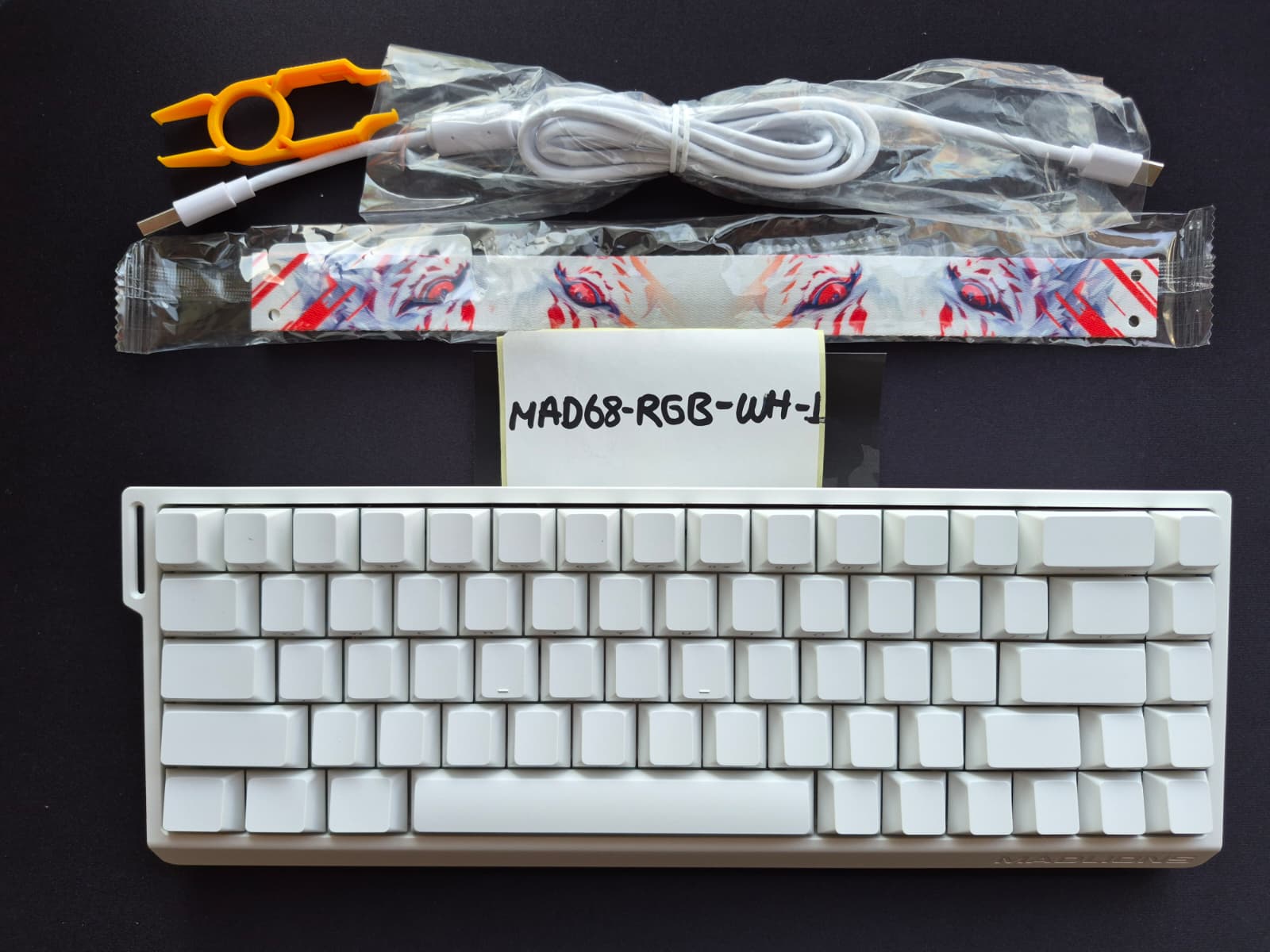 Madlions Mad68 RGB [Outlet] Manyetik Switch Klavye Beyaz (mad68-rgb-wh-1)